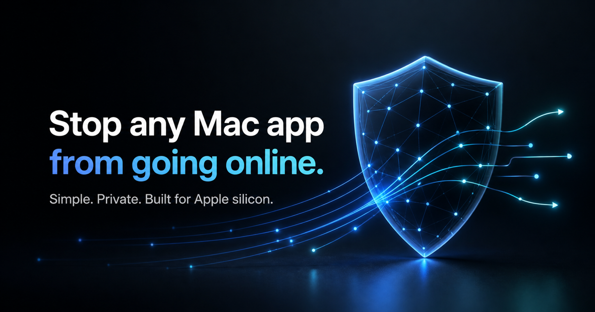 I built a €4.99 Mac firewall, and a generic 'node' process exposed a flaw in my first approach